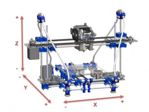 3d Printer X, Y extruder head movement